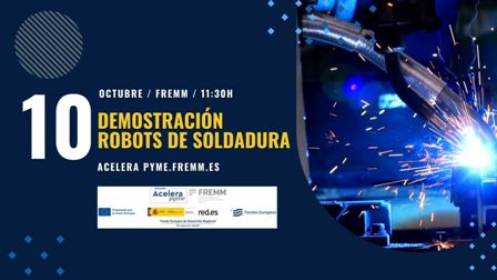 Acelera Pyme hará una demostración práctica de robots de soldadura sin programación 